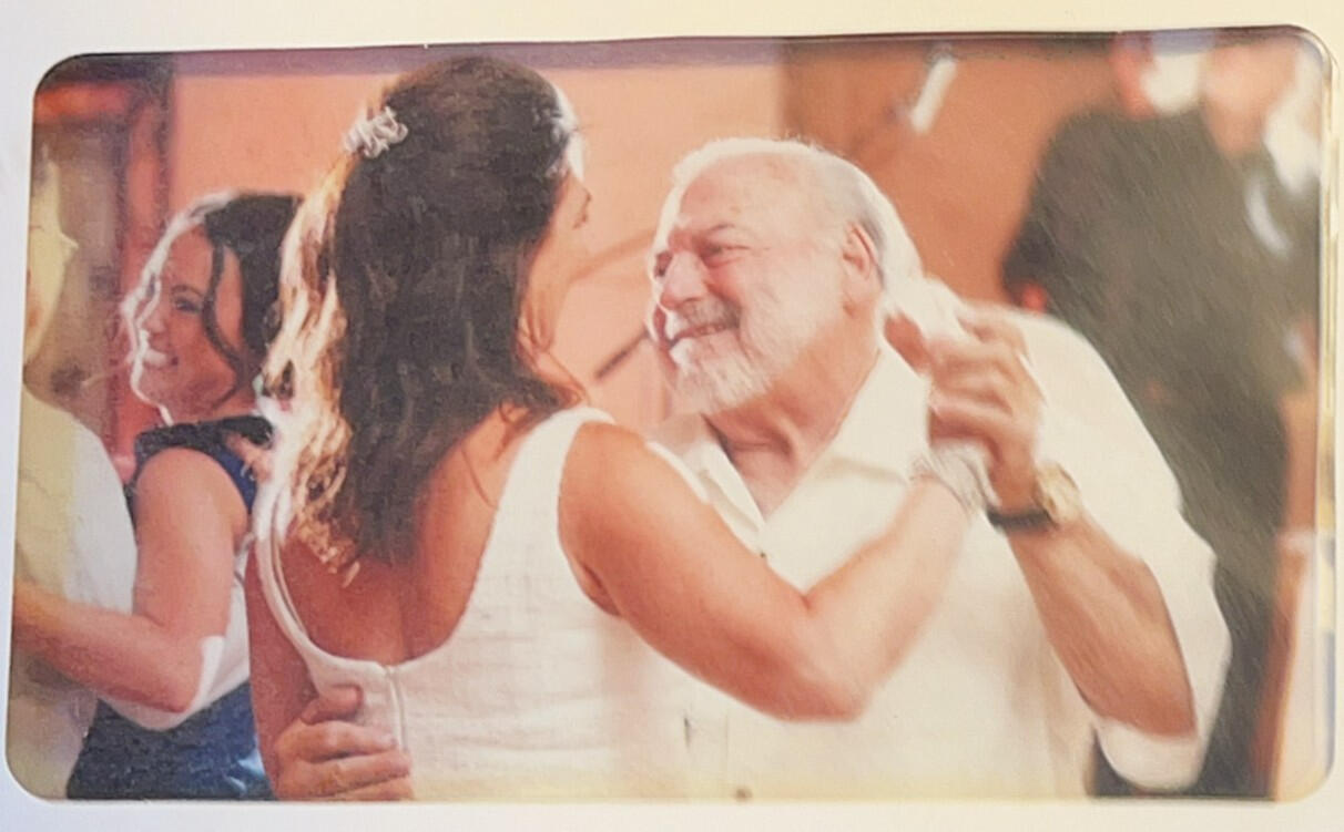 Marty dancing with Linda Marty dancing with Linda
