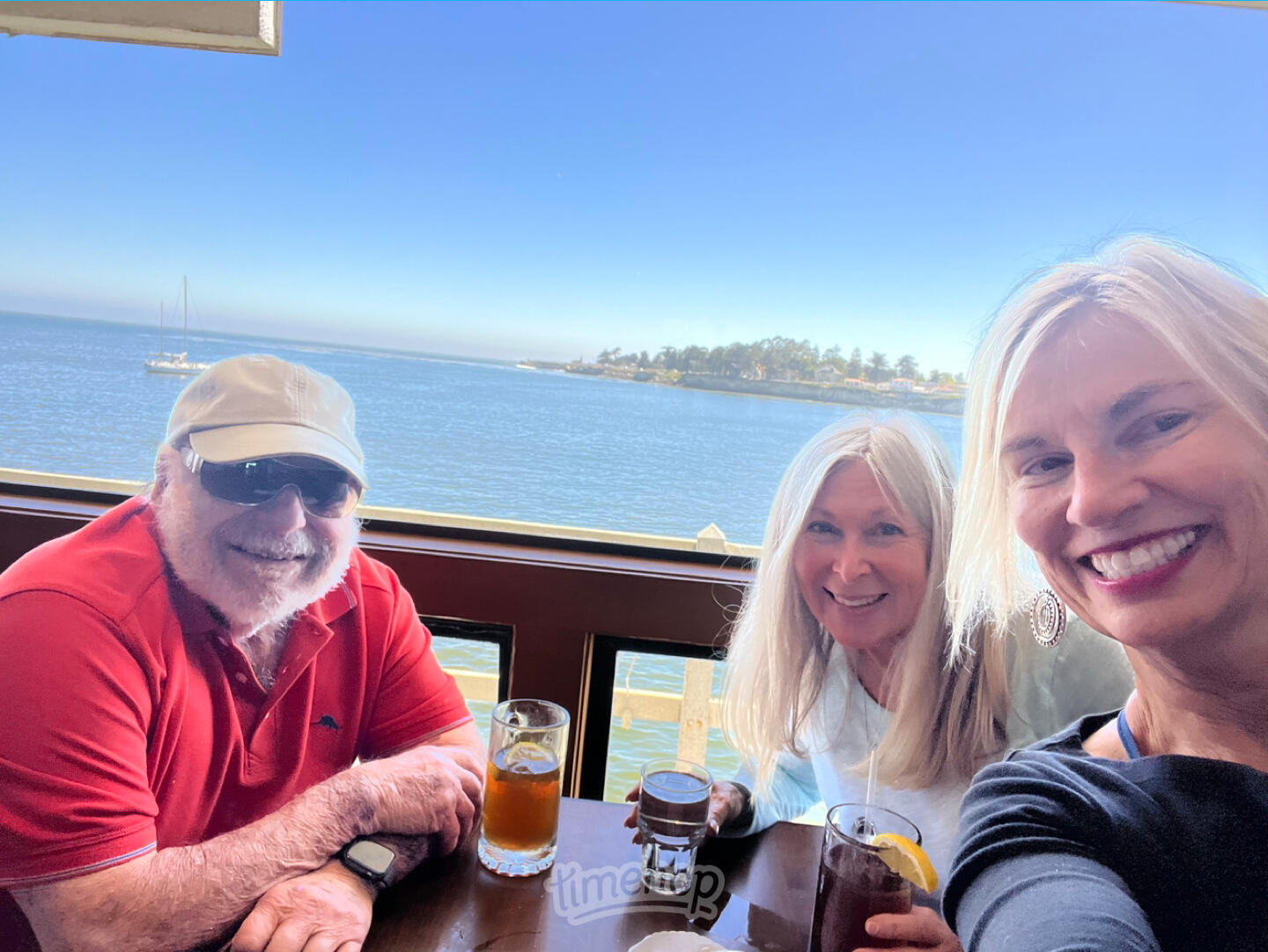 Marty with Robin and Charlene